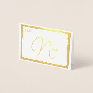 Élégant Présentoir de Numéro de Table de Mariage e
