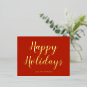 Elegant Prettige feestdagen (Staand Voorkant)