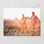 Elegant Prettige feestdagen kerstfoto (Voorkant)