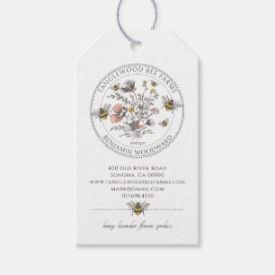 Elegant Prijskaartje Imker Bijenstal Cadeaulabel
