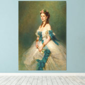 Elegant Princess Alexandra  Portrait Canvas Afdruk (Insitu (Houten vloer))