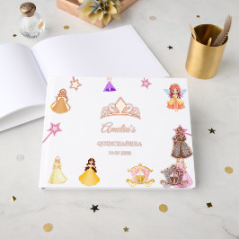 Elegant Princess Birthday Celebration Gastenboek