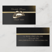 Elegant Professional Chic Luxury Lips Visitekaartje (Voorkant / Achterkant)