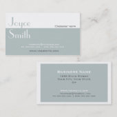 Elegant Professional Designer Interior Decorator 4 Visitekaartje (Voorkant / Achterkant)