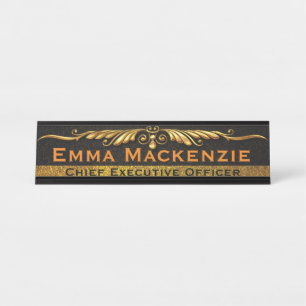 Elegant Professional Desk Name Bord Bureau Naambordje