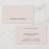 Elegant Professional Gothic Text Artistic Simple Visitekaartje (Voorkant / Achterkant)