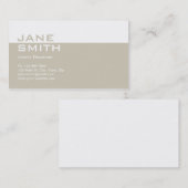 Elegant Professional Interior Design Decorator Visitekaartje (Voorkant / Achterkant)