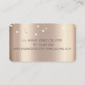 Elegant Professional Mixer Sunflower Visitekaartje (Achterkant)