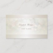 Elegant Professional Modern Bokeh Simple Visitekaartje (Voorkant)