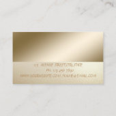 Elegant Professional, modern, Confetti, lipsticks Visitekaartje (Achterkant)