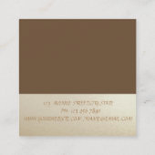 Elegant Professional, modern, Confetti Vierkante Visitekaartje (Achterkant)