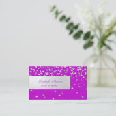 Elegant Professional, modern, Confetti Visitekaartje (Staand voorkant)
