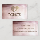 Elegant Professional Modern, Donuts, Bakery Visitekaartje (Voorkant / Achterkant)