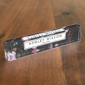 Elegant Professional Modern Floral Naambordje (Zijkant)