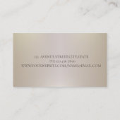 Elegant Professional Modern Geometric, Lijst Visitekaartje (Achterkant)