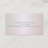 Elegant Professional Modern, penseelstreek Visitekaartje (Achterkant)