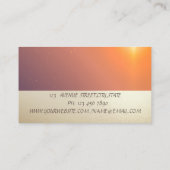 Elegant Professional, Modern, Shiny Confetti Visitekaartje (Achterkant)