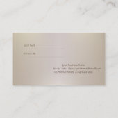 Elégant, Professional Moderne Carte de recommandat (Dos)