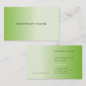 Elegant Professional Plain Premium Linen Luxury Visitekaartje (Voorkant / Achterkant)