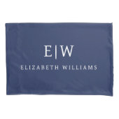 Elegant Professional Simple Monogram Minimalist Kussensloop (Voorkant)