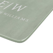 Elegant Professional Simple Monogram Minimalist Snijplank (Hoek)