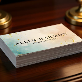 Elegant Professional Simple Monogram Minimalist Visitekaartje