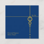 Elegant Professional Square Visitekaartje (Voorkant)