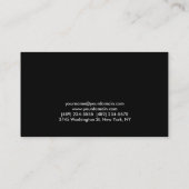 Elegant Professional Trendy Plain Visitekaartje (Achterkant)