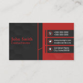 Elegant Professional Visitekaartje (Achterkant)