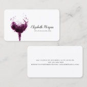 Elegant Professional Waterverf Visitekaartje (Voorkant / Achterkant)