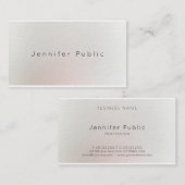 Elegant professioneel design — Eenvoudig design Visitekaartje (Voorkant / Achterkant)