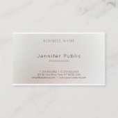 Elegant professioneel design — Eenvoudig design Visitekaartje (Achterkant)