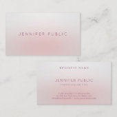 Elegant Professioneel Eenvoudig Chic Sjabloon Mode Visitekaartje (Voorkant / Achterkant)