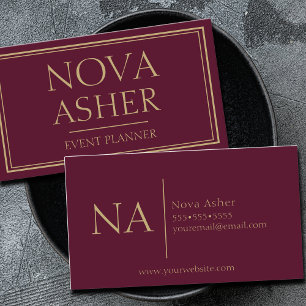 Elegant professioneel eenvoudig minimalistisch mon visitekaartje