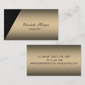 Elegant professioneel modern visitekaartje (Voorkant / Achterkant)