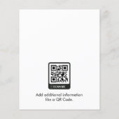 Elegant Professioneel Vastgoed Marketing QR Code Flyer (Achterkant)