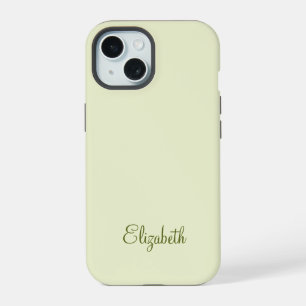 Elegant Professionele Monogram iPhone 15 Hoesje