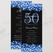 Élégant programme 50e anniversaire Lumières de la (Devant / Derrière)
