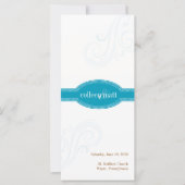 Élégant programme Aqua, Collection Mariage Carolin (Devant)