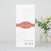 Élégant programme corail, Collection Mariage Carol (Debout devant)