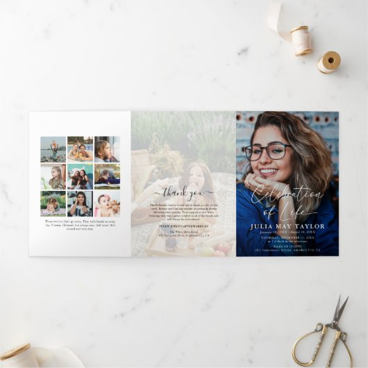 Élégant programme de commémoration funéraire de su (Extérieur)