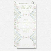 Élégant programme de mariage au diamant