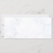 Élégant programme de mariage Customisé à la fleur  (Dos)