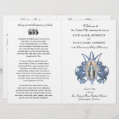 Élégant programme de mariage de masse latine catho (Devant / Derrière)