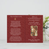 Élégant programme de mariage de masse latine catho (Debout devant)