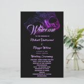 Élégant programme de mariage du soir (Debout devant)