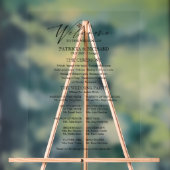 Élégant Programme de Mariage Minimaliste Calligrap (Neutre)