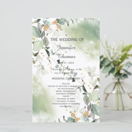 Élégant programme de verdure de l'eucalyptus botan (Debout devant)