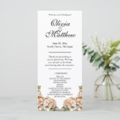 Élégant programme floral de chou orange blanc (Debout devant)