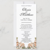 Élégant programme floral de chou orange blanc (Devant)